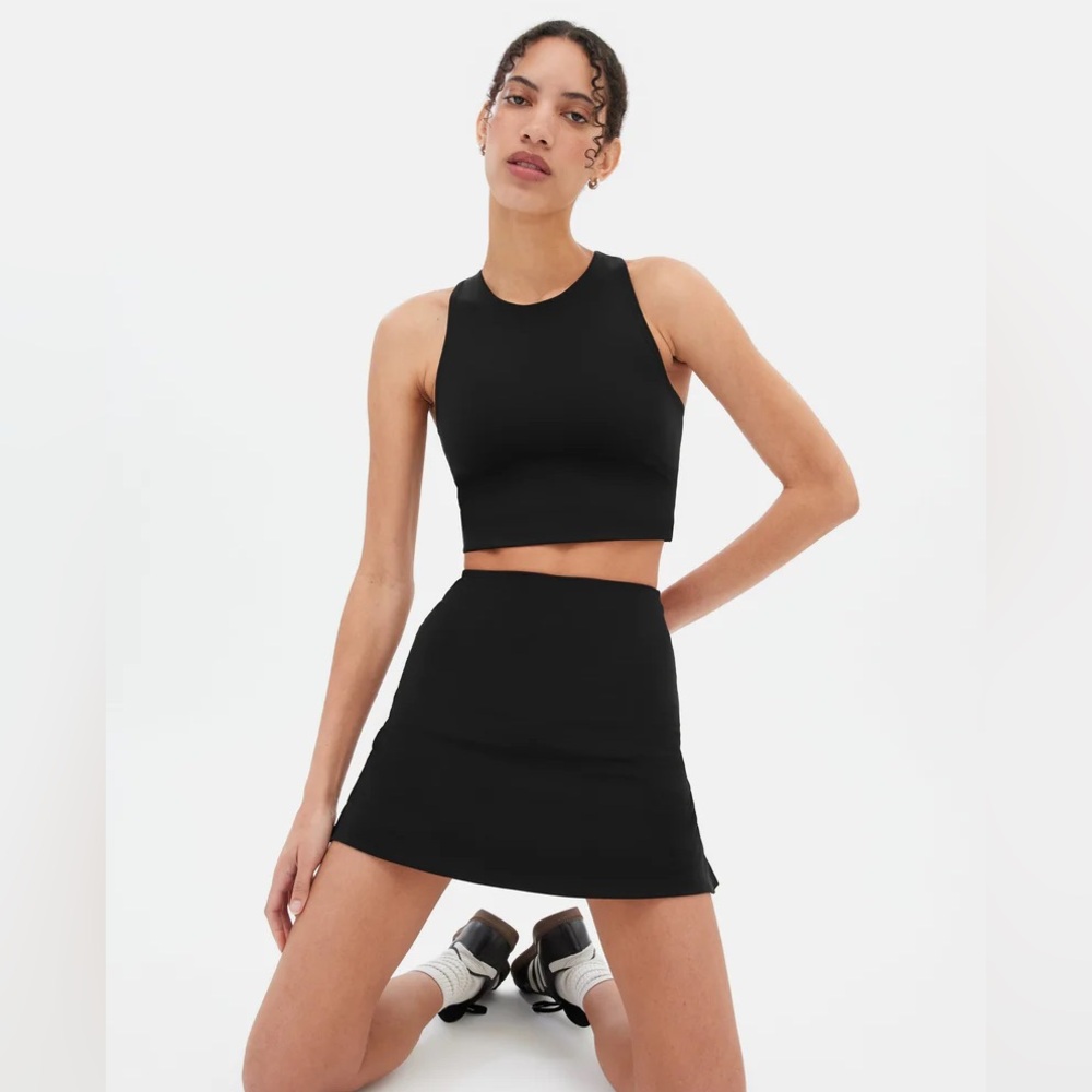 Girlfriend Collective - Black Sport Skort